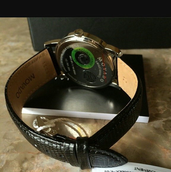 (2 LEFT IN STOCK) Movado leather ladies watch