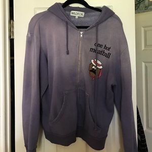 Wildfox meatball zip up