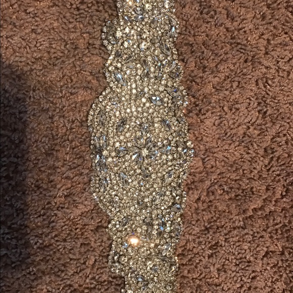 Davids Bridal Swarovski  crystal sash
