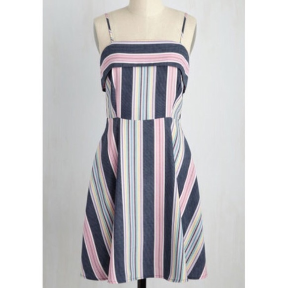 ⚡️Flash Sale Modcloth Striped Sundress - Picture 5 of 8