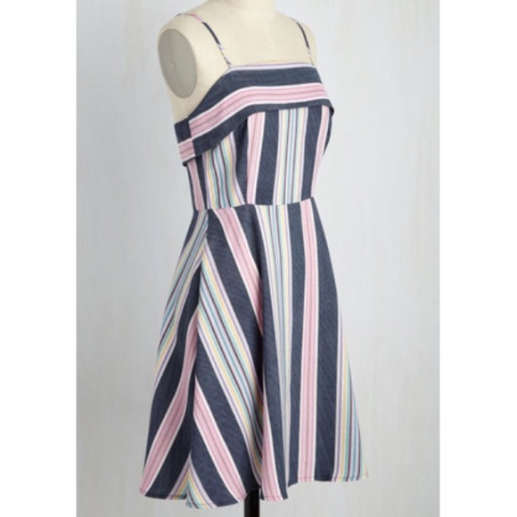 ⚡️Flash Sale Modcloth Striped Sundress - Picture 7 of 8