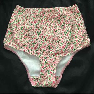 AA floral high waisted brief