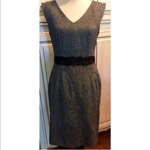 Size 4 banana republic gray and black dress