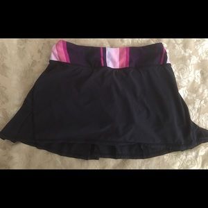 Black running/tennis skirt