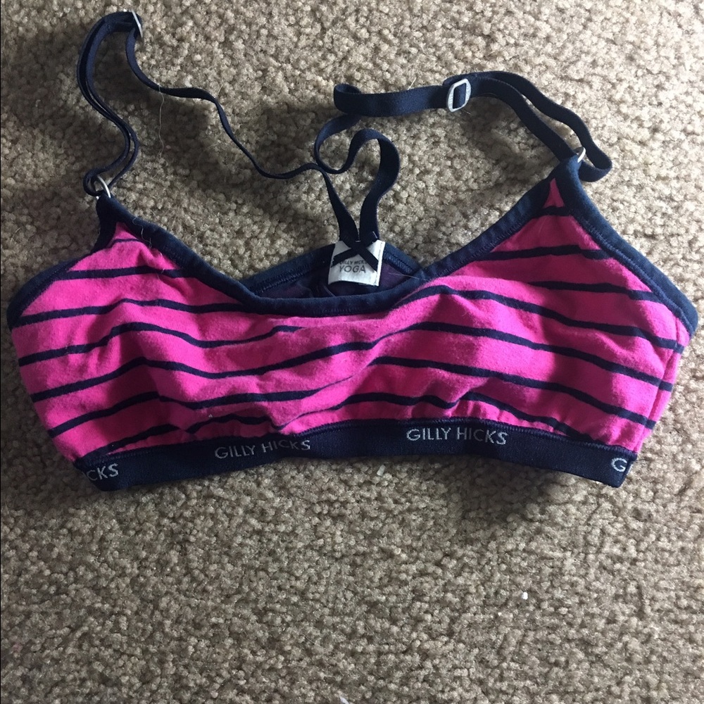 gilly hicks yoga sports bra