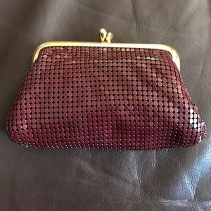 Maroon coin purse