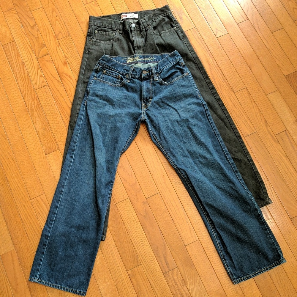 Bundle of 2 Boys Jeans size 18?