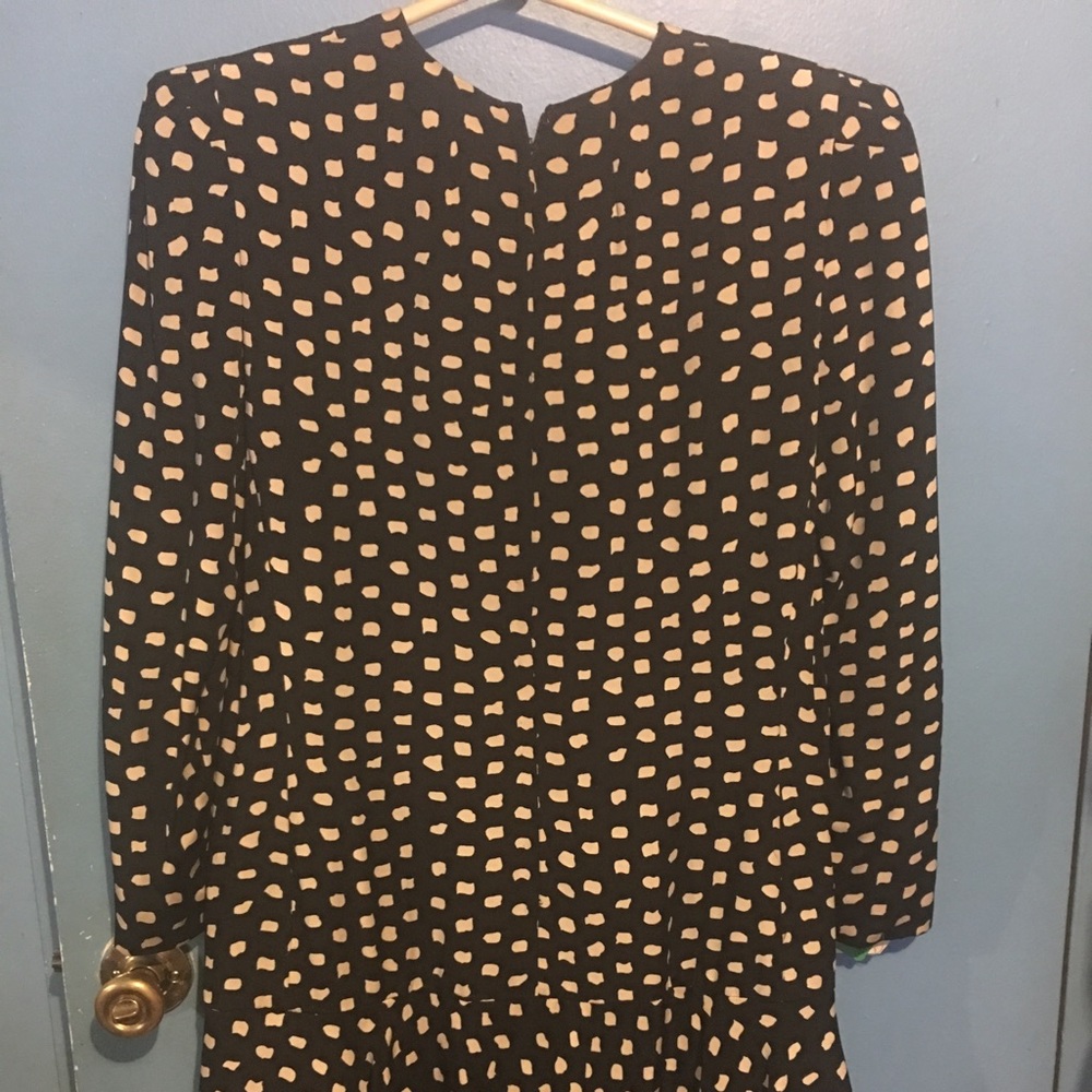 Vintage Carolina Herrera black & white Dress