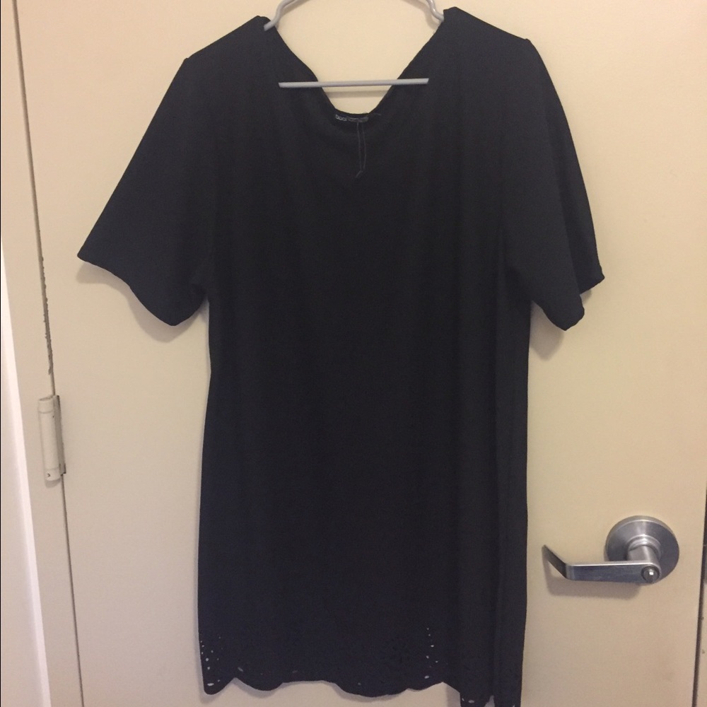 Boohoo Plus Black Dress