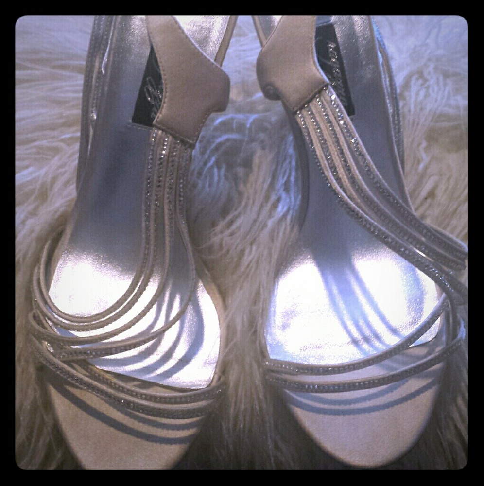 Satin shoes