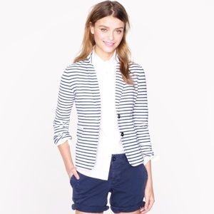 J. Crew striped blazer