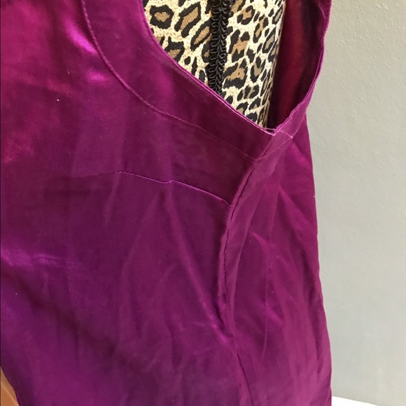 Plum sleeveless tunic - Picture 2 of 3