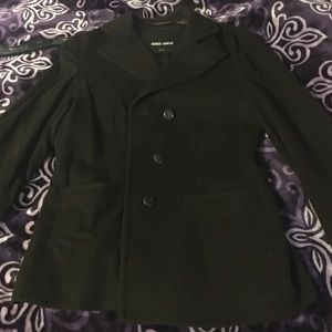 Giorgio Armani black jacket with silk lining.