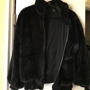 Forever 21 faux fur bomber