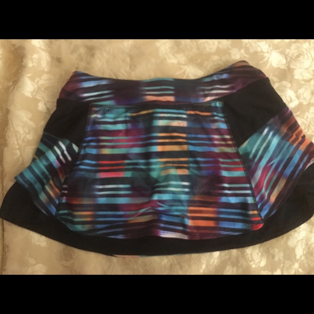Black running/tennis skirt