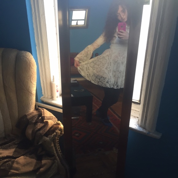 Lovely in Lace Bell Sleeves Free People Dress - Picture 6 of 6