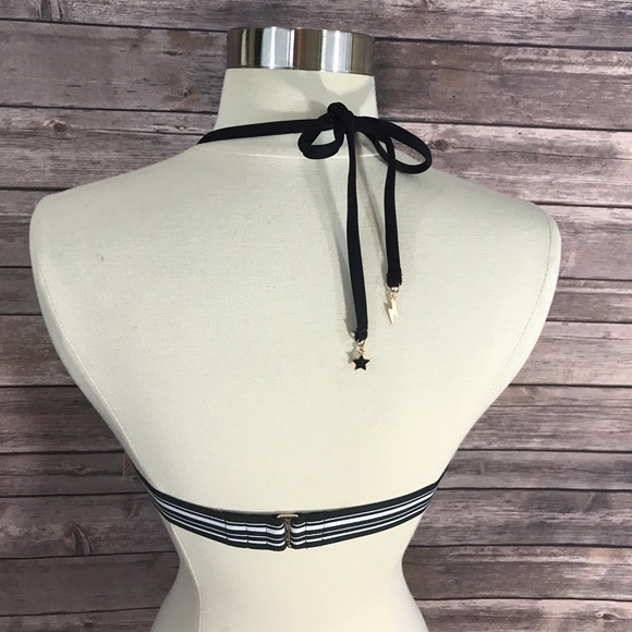 New VS Bikini Swim Top Colorful Halter Sequin - Picture 4 of 5