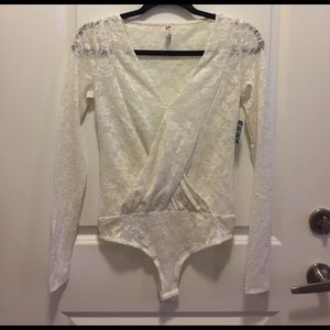 Free People Lace Bodysuit