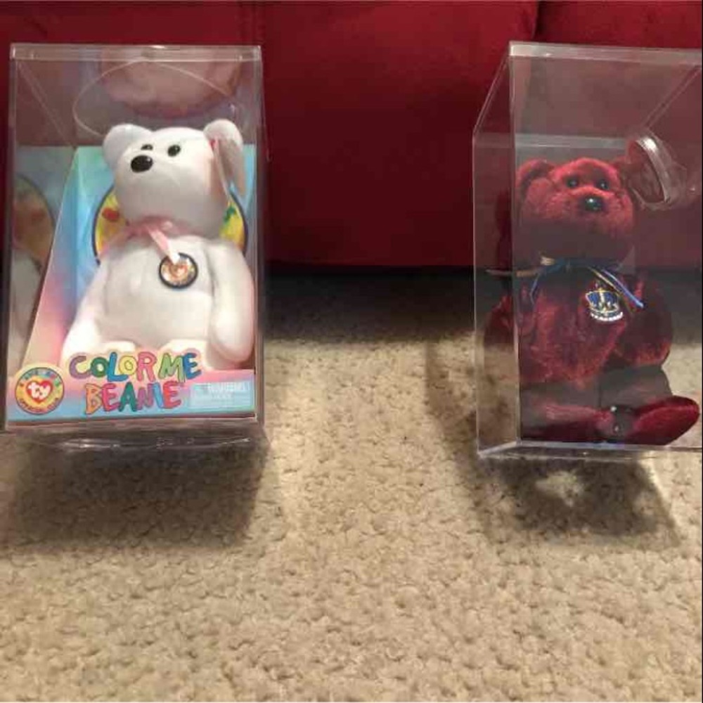 Beanie babies color me beanie teddy bear