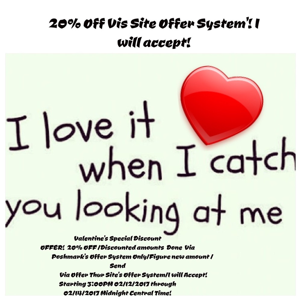 ❤️Valentine's Day DISCOUNT OFFER. PLEASE READ! ❤️