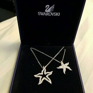 Starfish Swarovski necklace