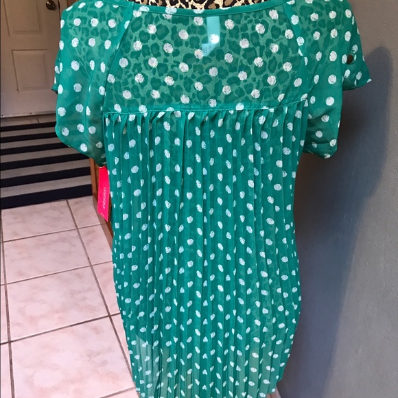 Xhilaration sheer high low blouse - Picture 4 of 4