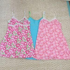 EUC Lilly Pulitzer nighties set of 3
