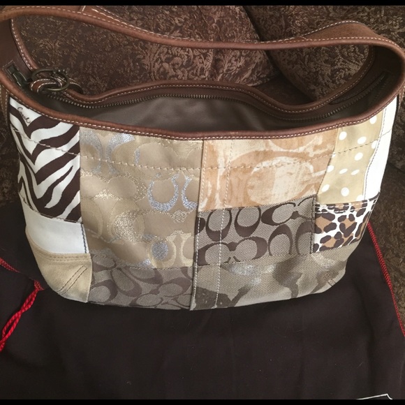 Coach patchwork handbag - Picture 3 of 4