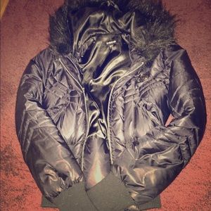 Bebe Black Jacket (Size S)