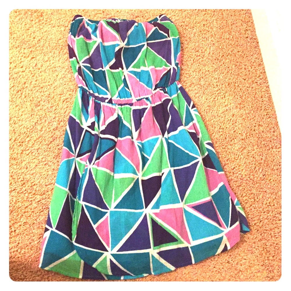 Strapless dress