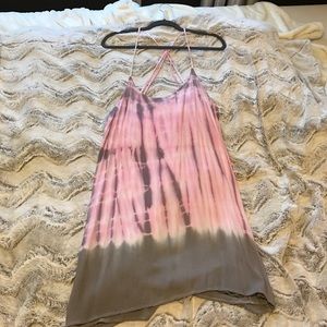 Mono B pink and grey dress