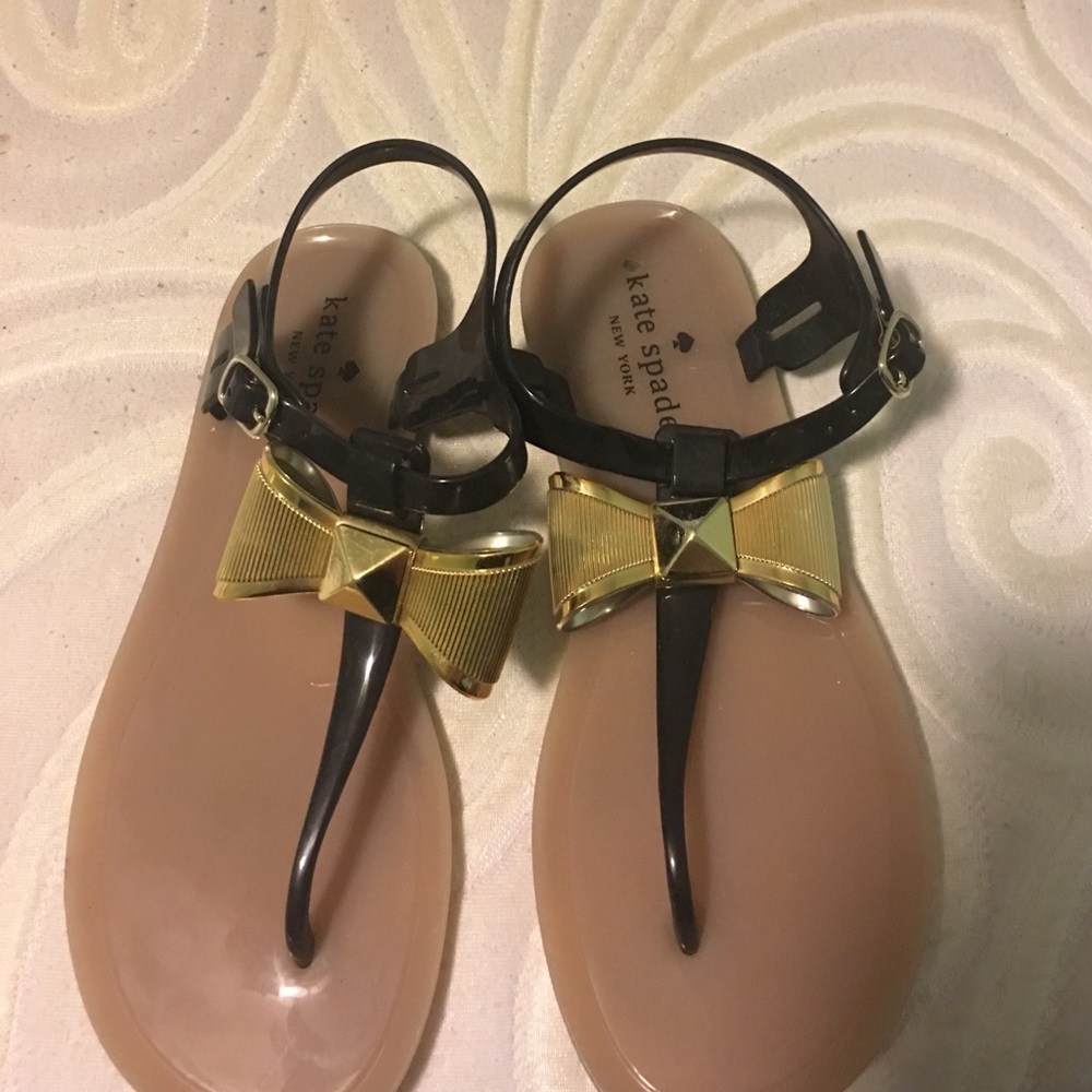 Kate Spade bow jellies