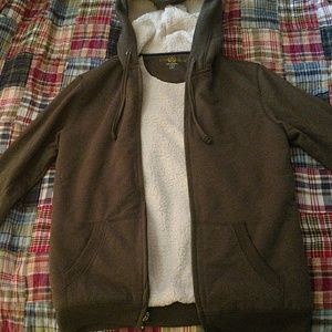 Club Room Zip-Up Green Hoodie