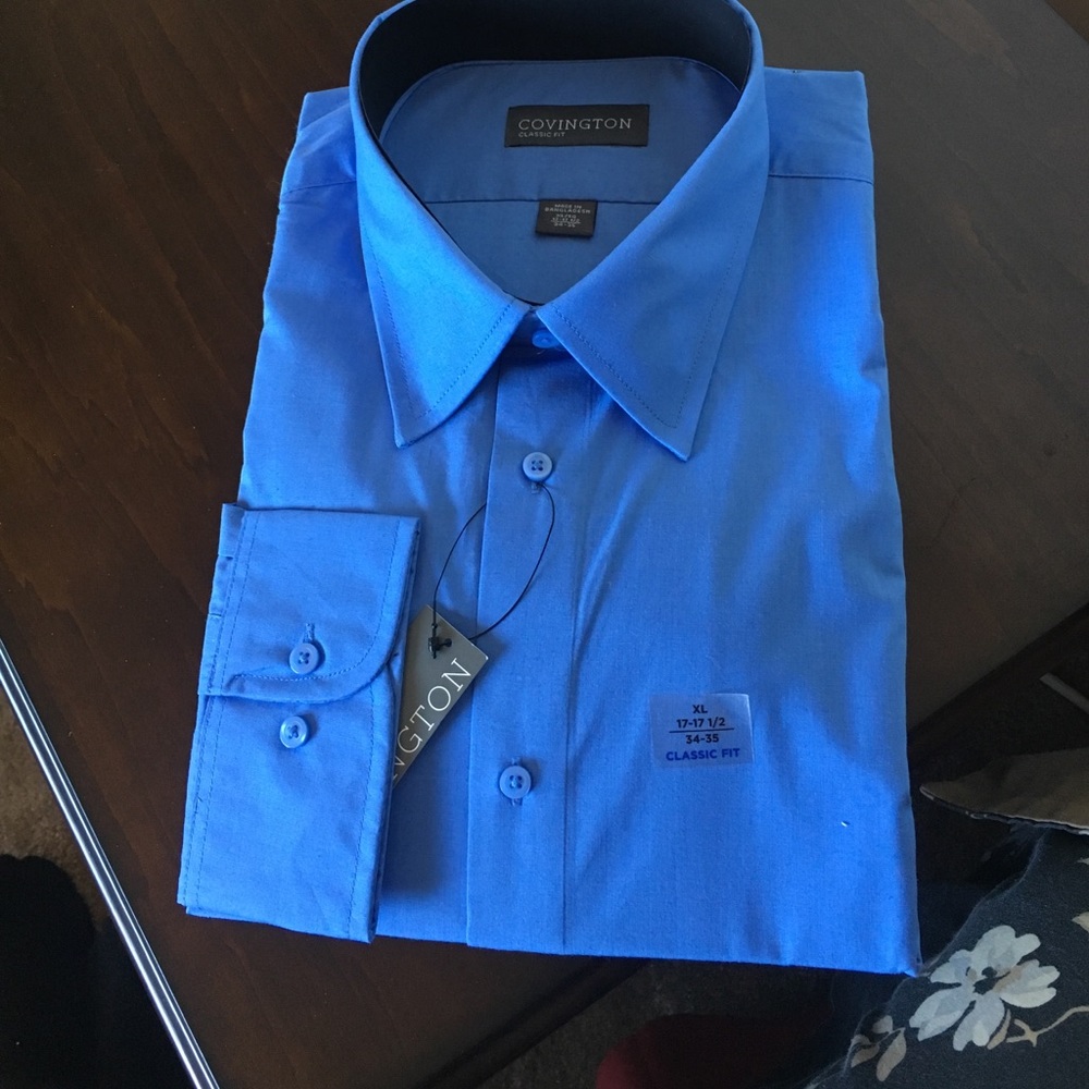 Brand New Covington Dress Shirt (Blue)