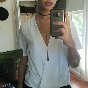 NWT Forever 21 Wrap-Front Top