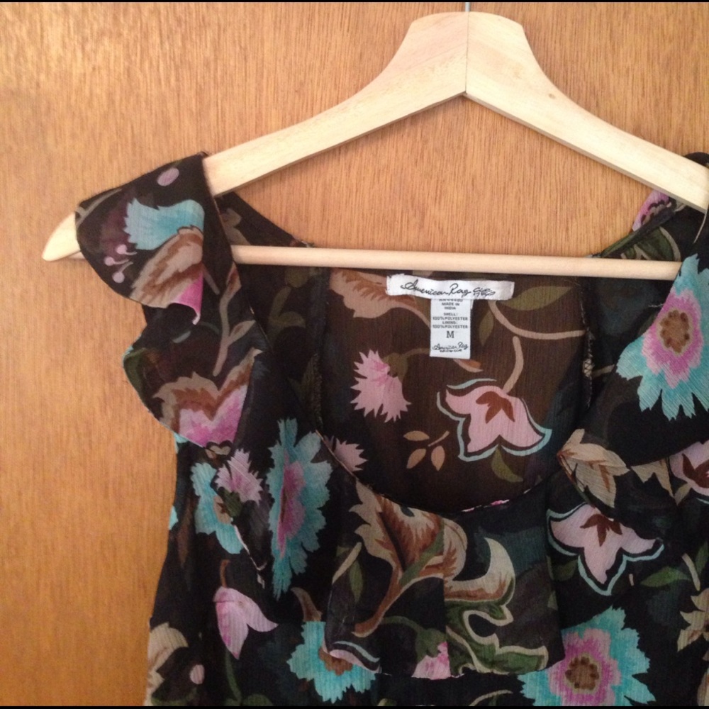 Floral sheer dress