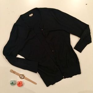 Jcrew navy cardigan