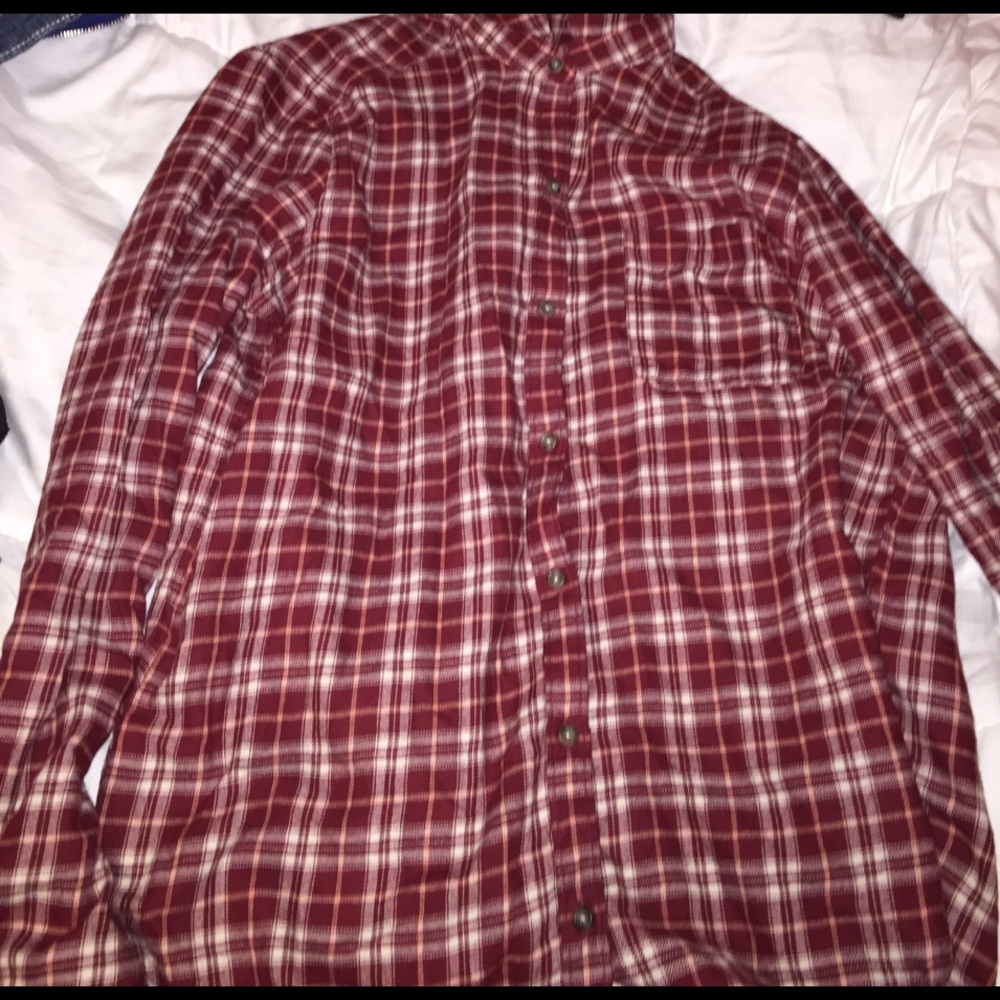 Plaid long sleeve shirt