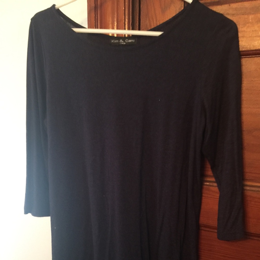 Navy Cotton Tee