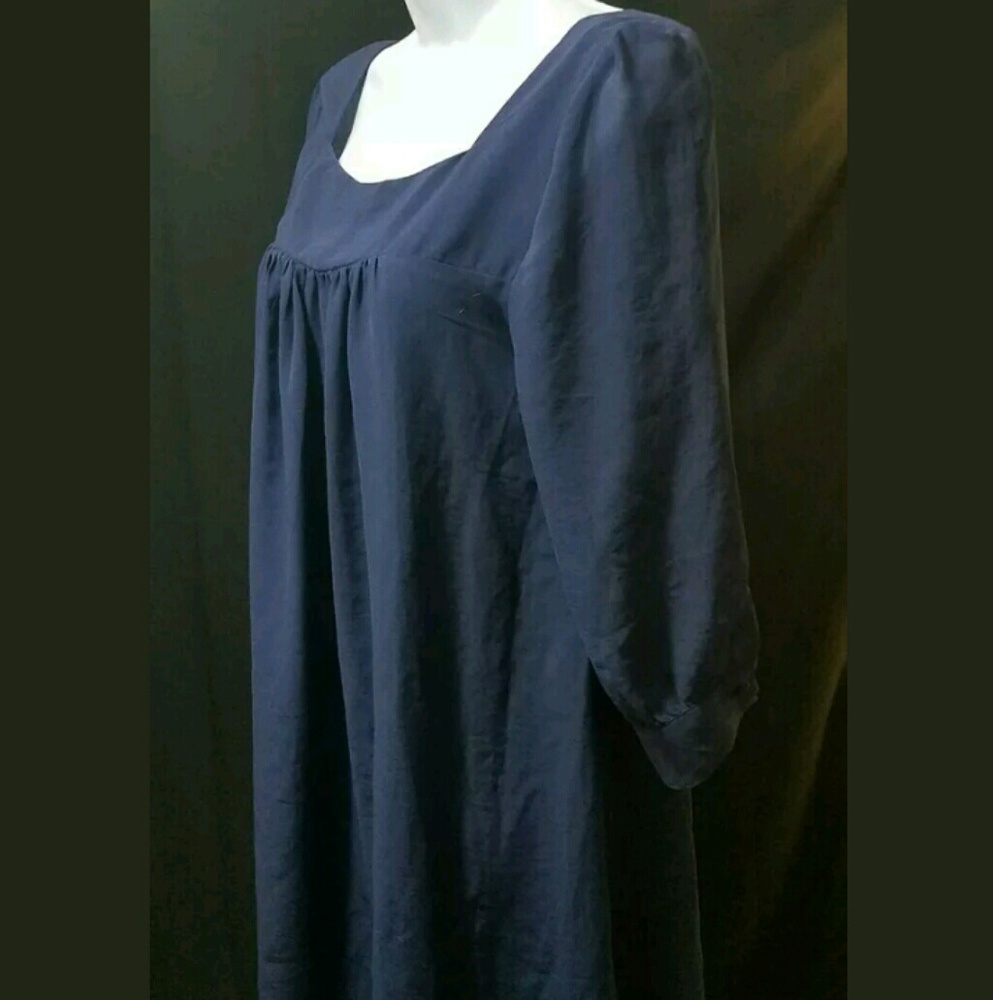 H&M size 10 babydoll dress new with tags Navy blue