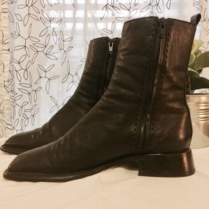 Costume National black ankle boots 7.5