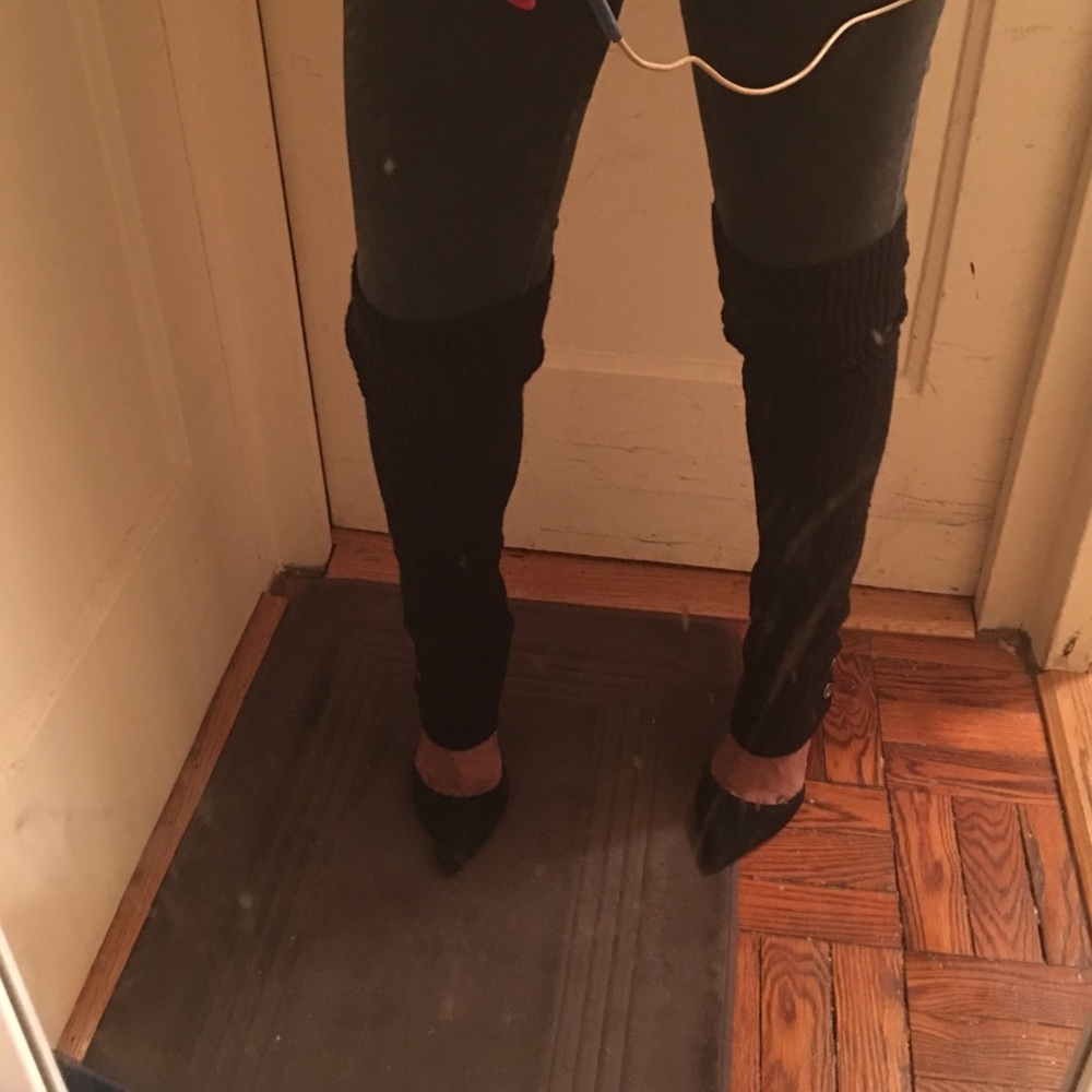 ARMANI EXCHANGE LEG WARMERS