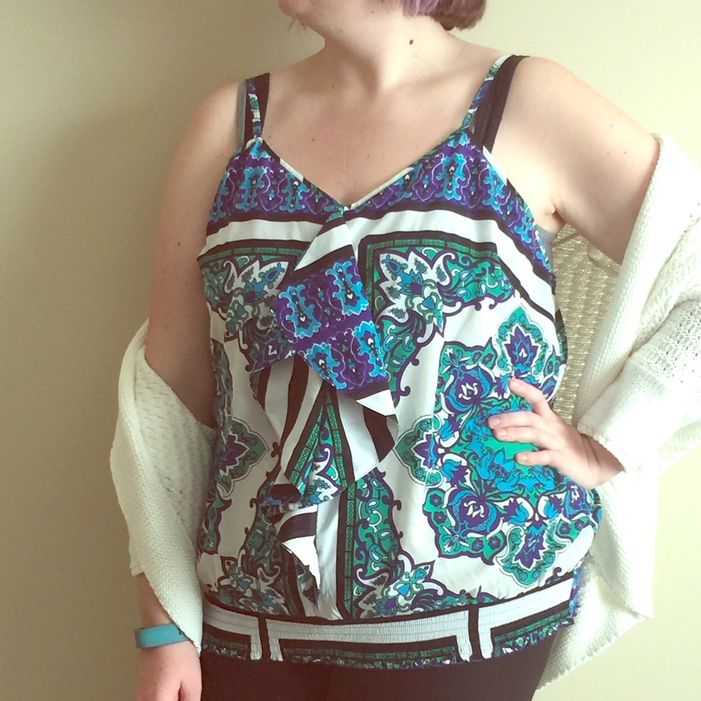 LB Patterned dress tank