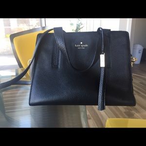 AUTHENTIC Kate Spade purse + heart key chain