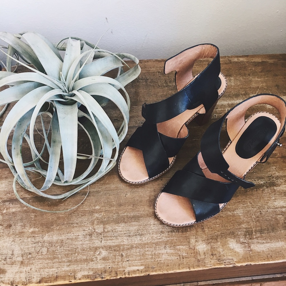 MADEWELL | strappy block heels