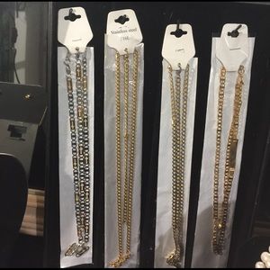 Stainless steel Chains set (men)