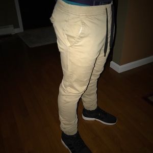Khaki Chino Joggers
