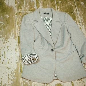 3/4 sleeve blazer