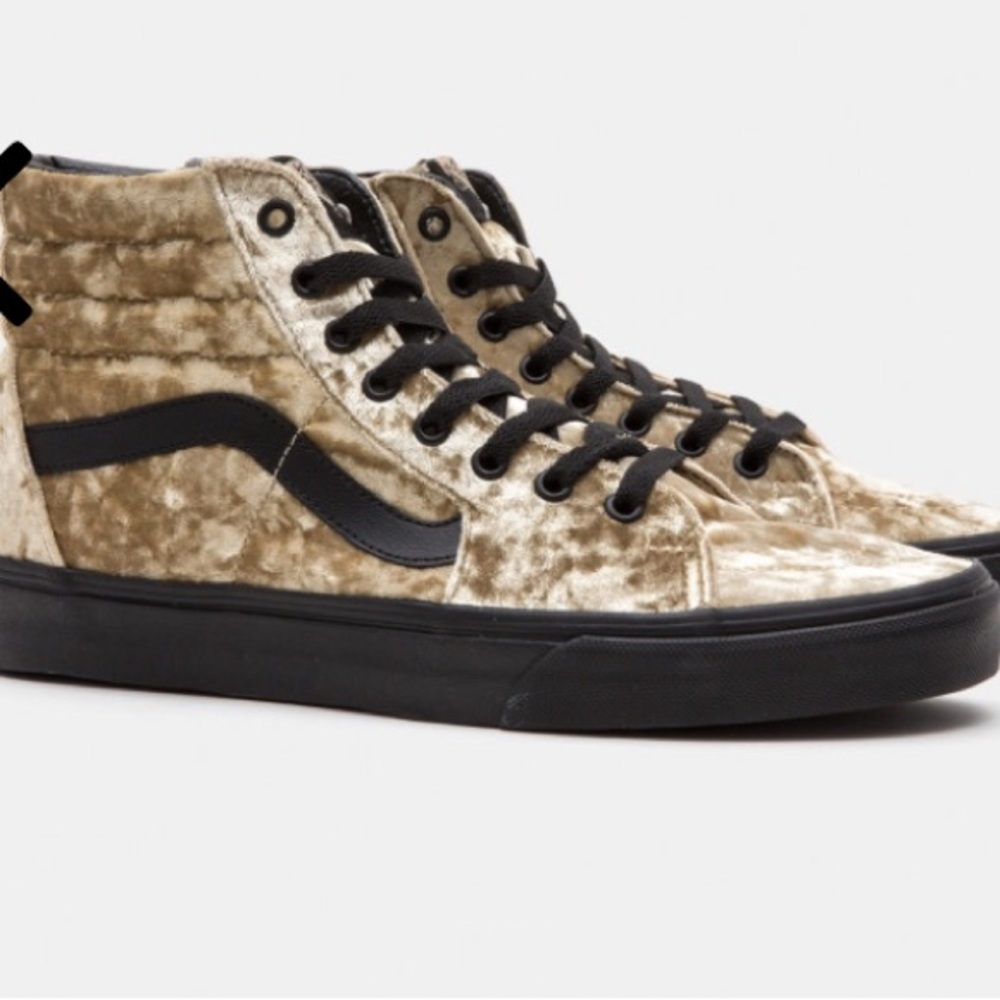 Velvet sk8 hi vans