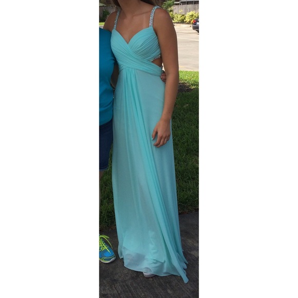 La Femme Dresses La Femmesaks Fifth Avenue Mint Blue Prom Dress